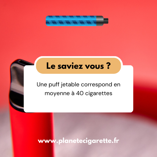 Information sur les puffs jetables