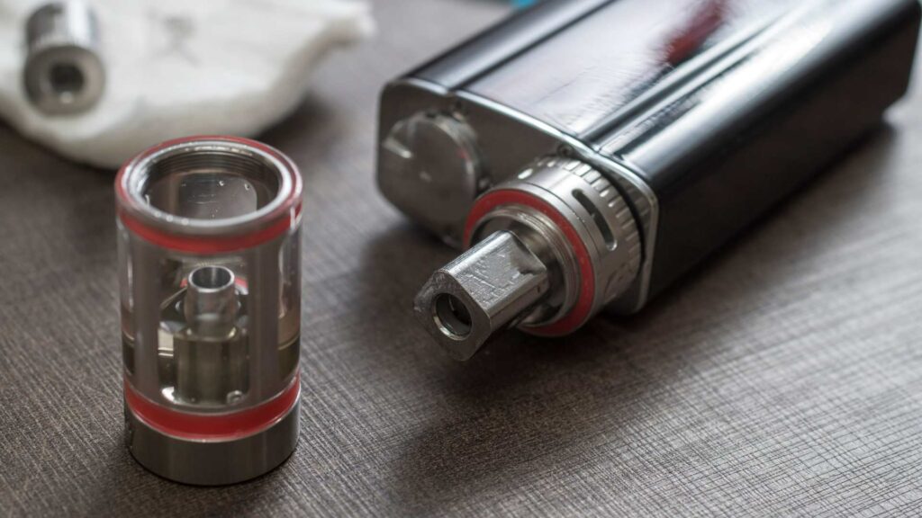 La résistance d'une e-cigarette